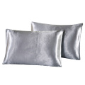 Taie d&#39;oreiller en satin de soie à fermeture d&#39;enveloppe Taies d&#39;oreiller standard
